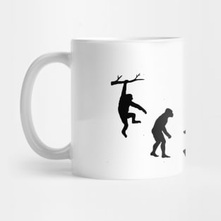 The Evolution Badminton Mug
